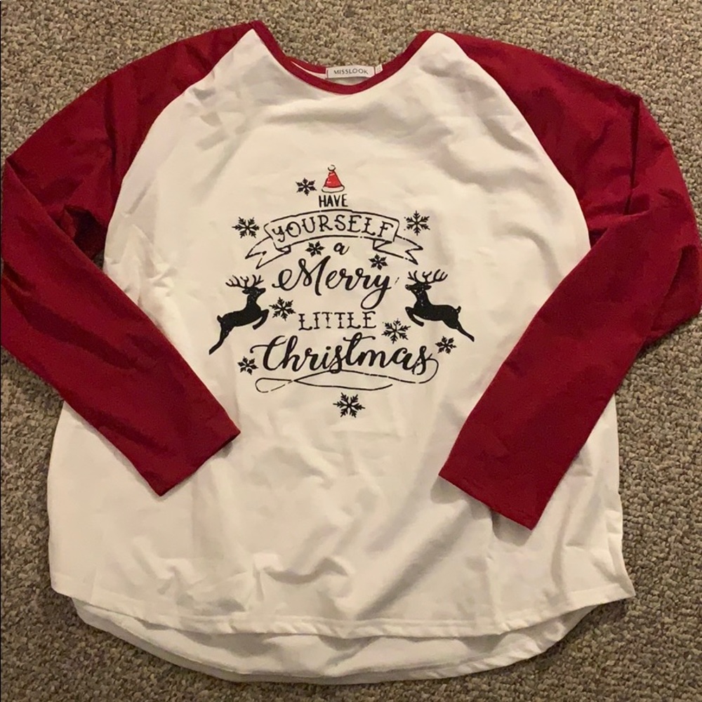 Christmas baseball tee - Picture 1 of 4